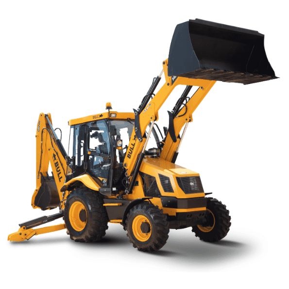 Retroescavadeiras Bull HD100 4 1 A Tracbel garante a disponibilidade de peça para Retroescavadeira Bull