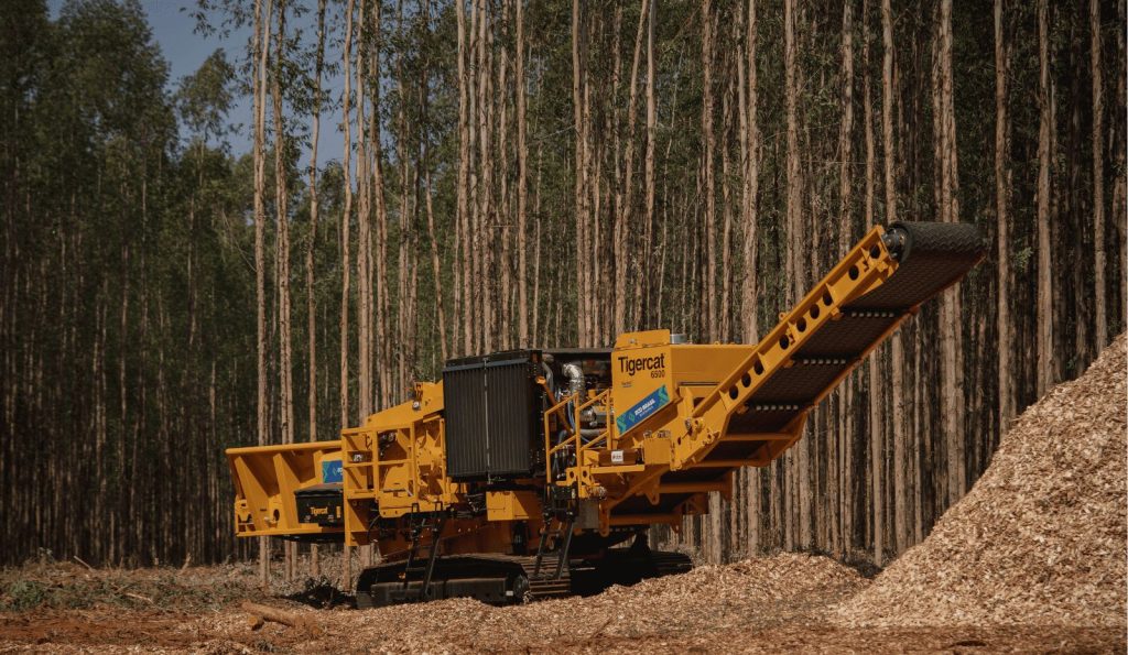 Picador Tigercat 6500 na operação