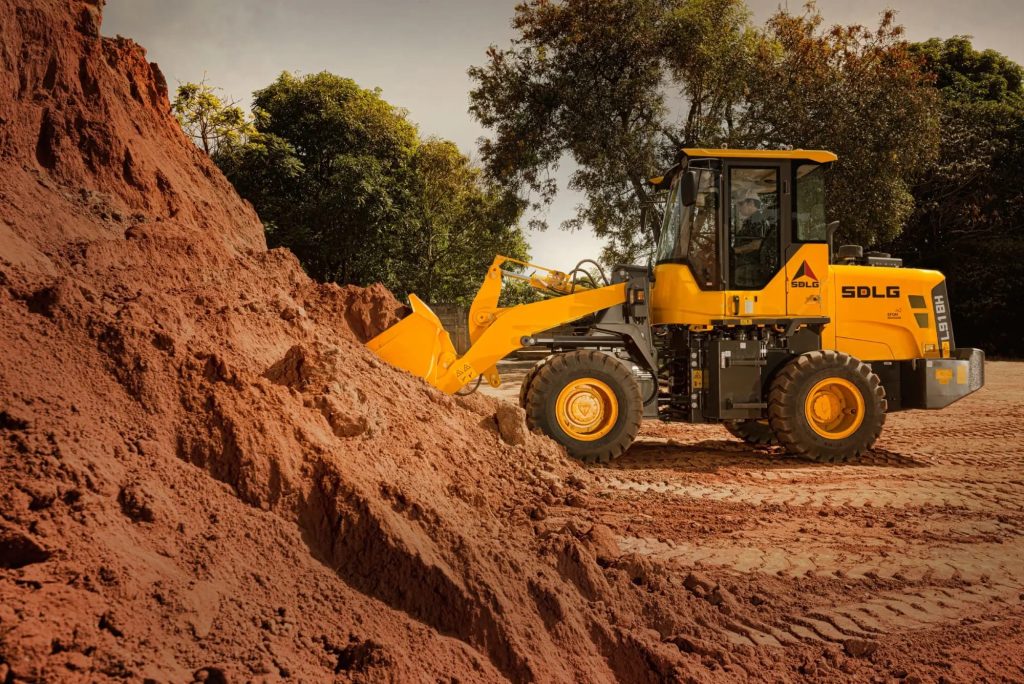 Carregadeira l918h na terra