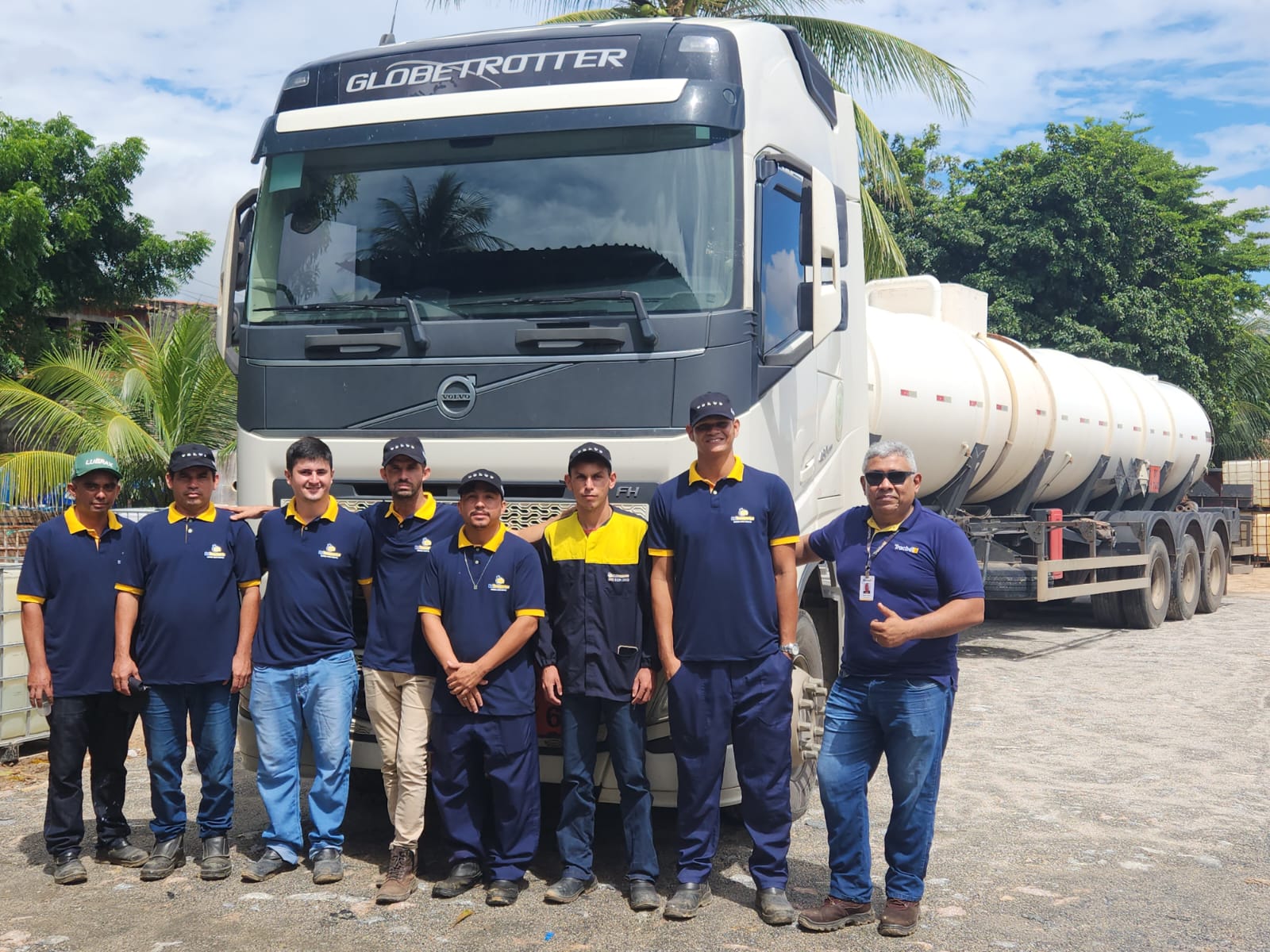 Treinamento de condução para motorista de caminhão