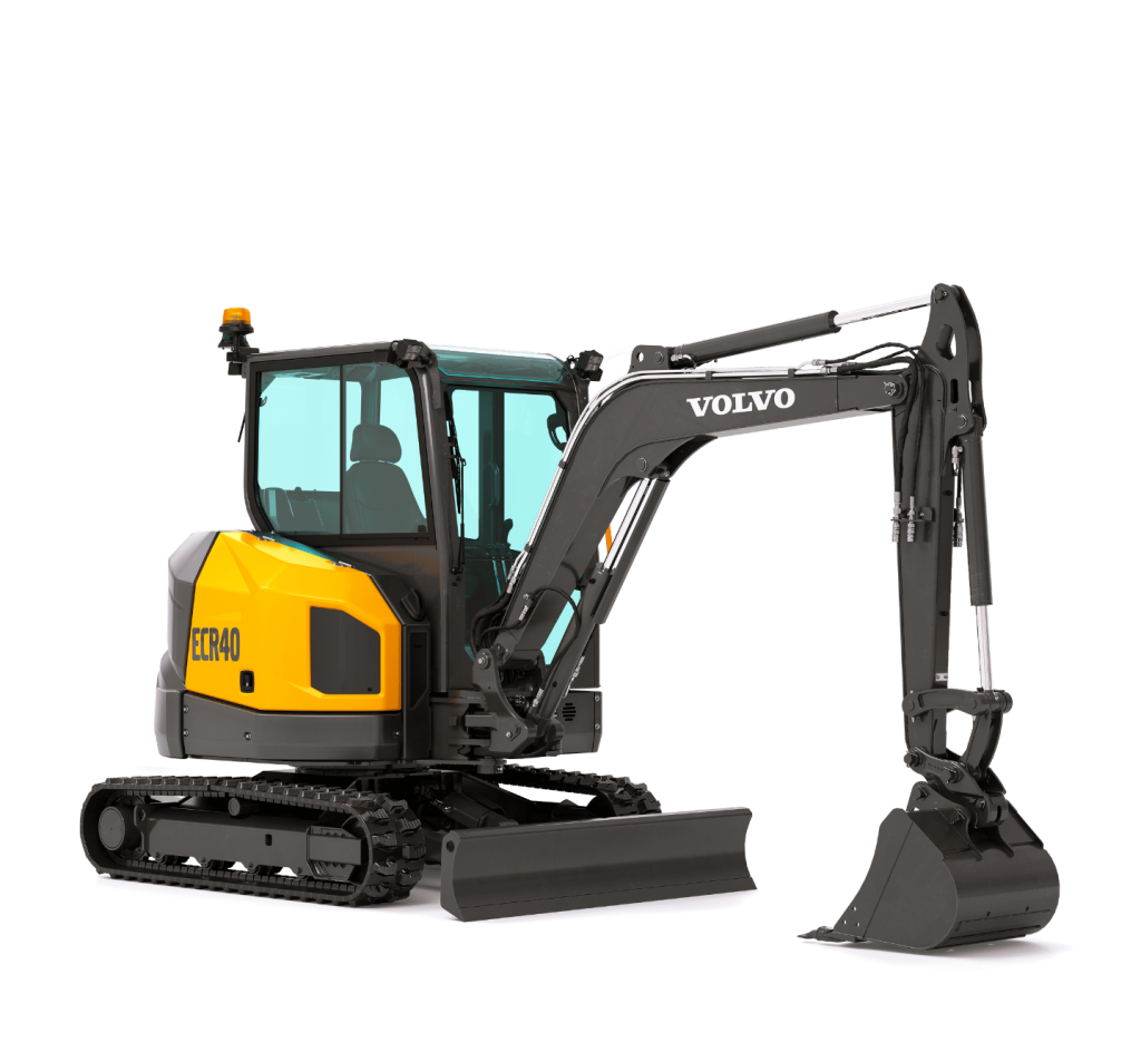 Escavadeira Compacta ECR40 Volvo